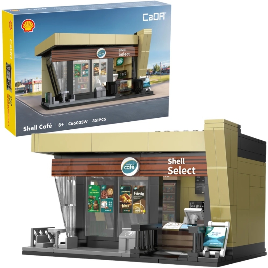 CADA SHELL BLOKŲ PASTATA MODULĀRA KAFIJA 351 ELEMENTI