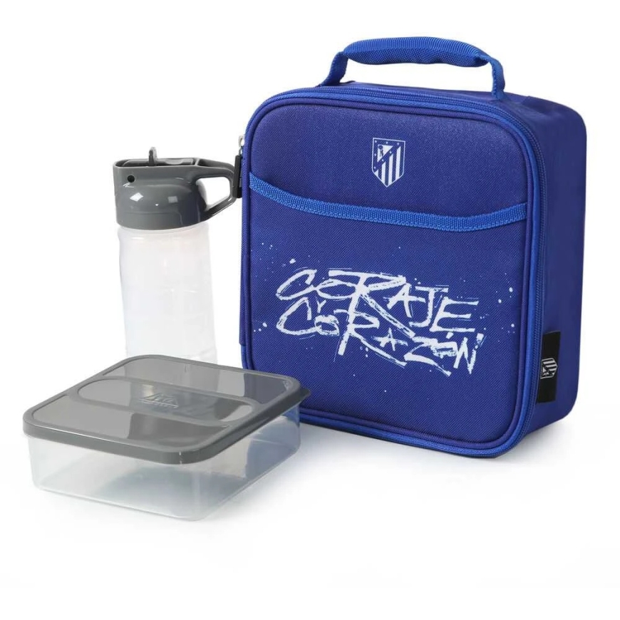 Atletico de Madrid thermal lunch bag + bottle + container