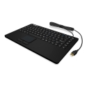 KeySonic KSK-5230 IN (US) klaviatuur Kontor USB QWERTY Ameerika inglise keel Must