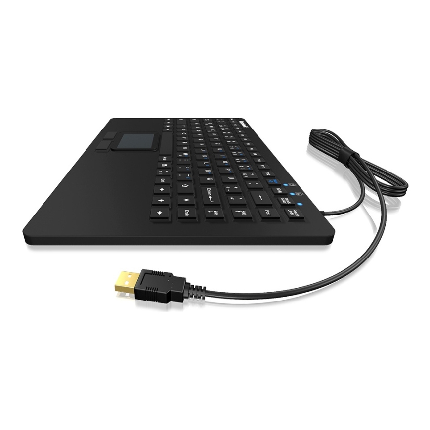 KeySonic KSK-5230 IN (US) näppäimistö Office USB QWERTY Englanti (US) Musta – 2