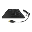 KeySonic KSK-5230 IN (US) klaviatuur Kontor USB QWERTY Ameerika inglise keel Must