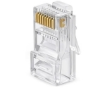 RJ45 connector - EXTRA DIGITAL CAT5E pass-through modular plugs, 100 pcs. RJ45 connector - EXTRA DIGITAL CAT5E pass-through modular plugs, 100 pcs.