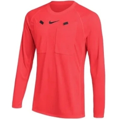 Men's Nike Dri-FIT Referee III Long Sleeve Shirt, Coral Color