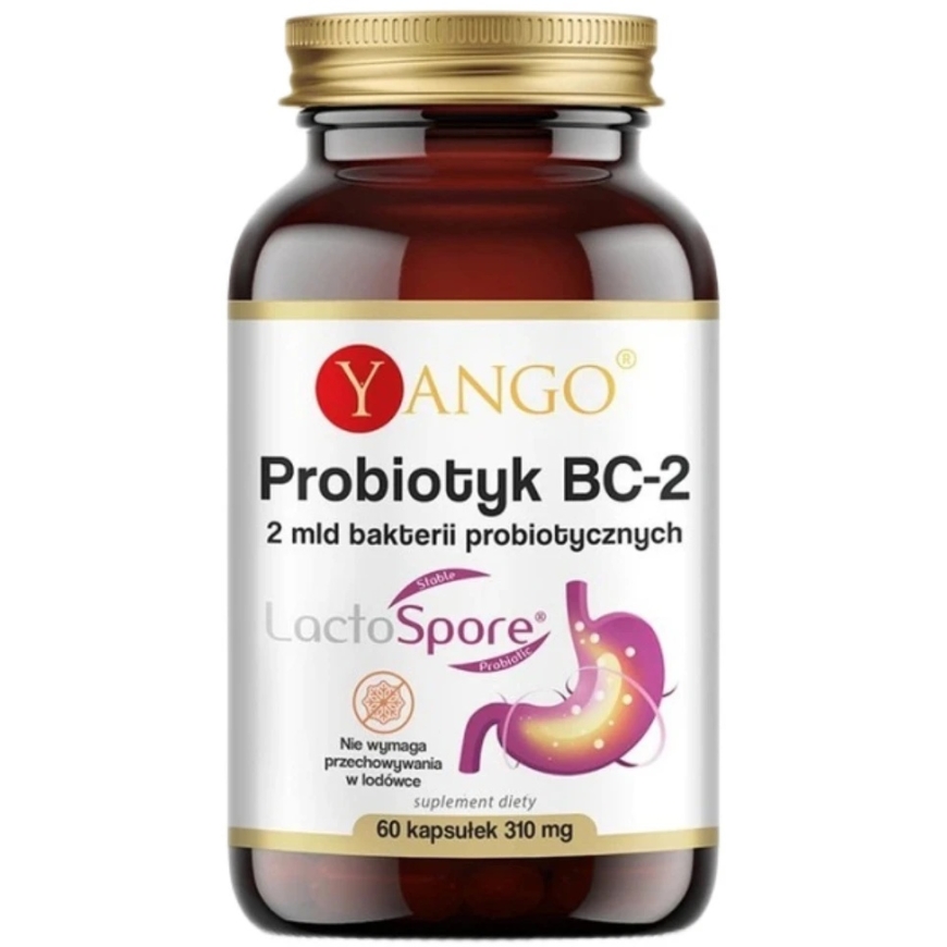 Yango Probiotyk BC-2 ravintolisä 60 kapselia