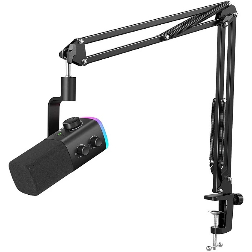 Microphone - Fifine Ampligame AM9T USB Dynamic Cardioid Black