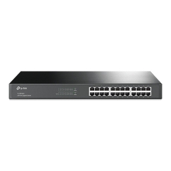 TP-Link TL-SG1024 Неуправляемый Gigabit Ethernet (10/100/1000) 1U Черный