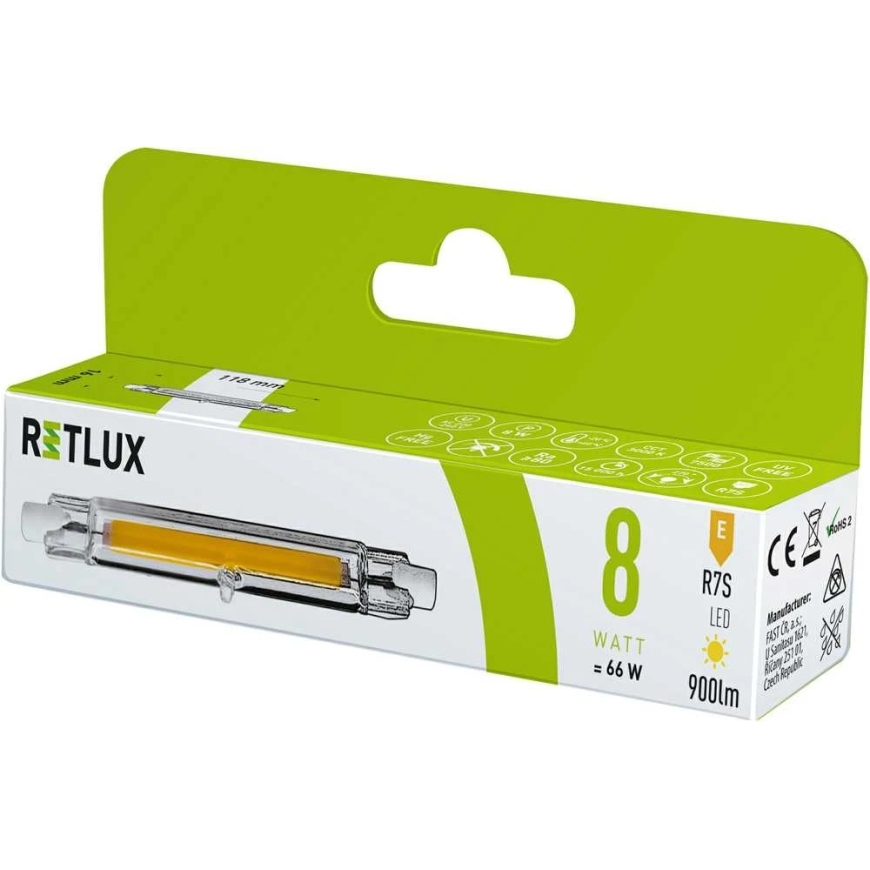 Retlux RLL 458 R7S J118 8W