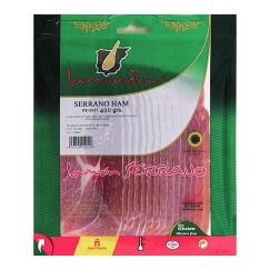 Jamondor Vytintas kumpis SERRANO, viilutatud, kõrgeim kvaliteet, 400g