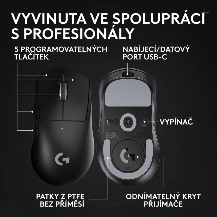 Logitech PRO X Superlight 2 DEX SE Mouse, Black – 2
