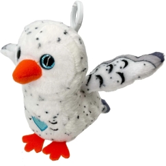 HAPPY YAPPERS interactive plush toy White Owl, 9402