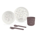Miniland Eco Friendly 5-Piece Table Set ECO-friendly - Chick Miniland Eco Friendly 5-Piece Table Set ECO-friendly - Chick