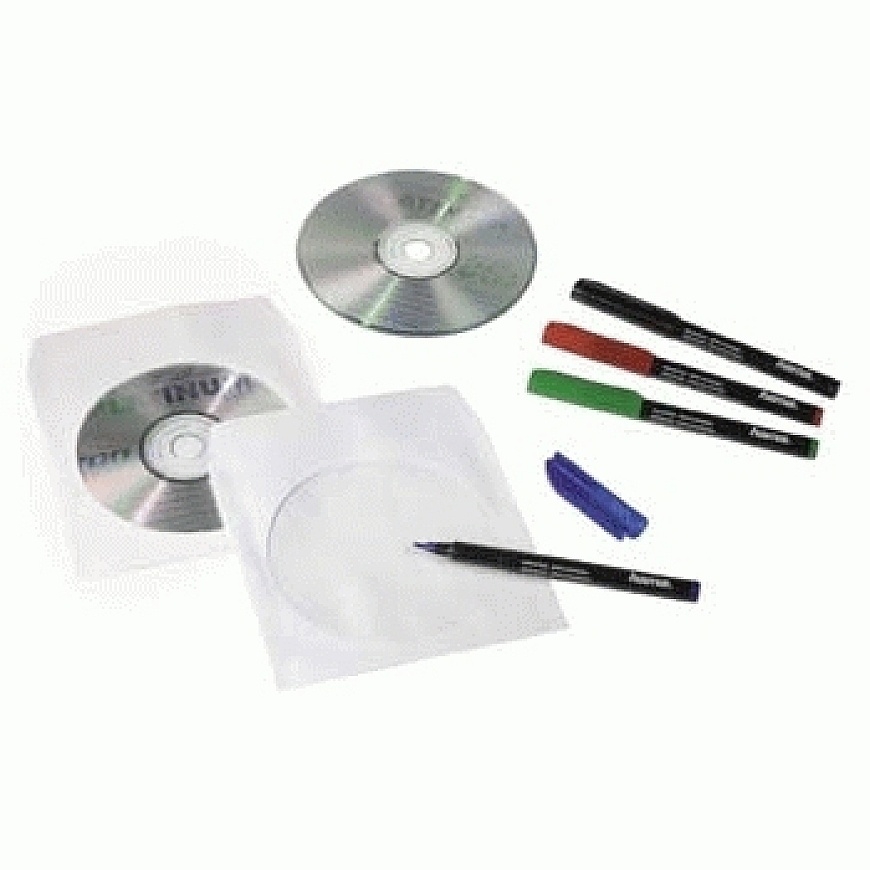 Hama CD Paper Sleeves, white, 100 pcs/Pack 1 discs – 2