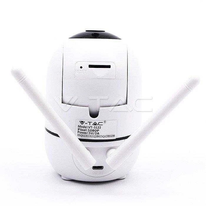 V-tac 1080p resolution camera WIFI, with EU plug, IP20, with auto-track feature – 4