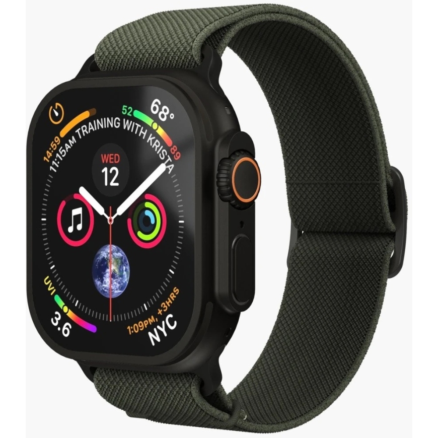 Vonmählen Classic Nylon Loop 40, 41, 42mm One Size, Olive Black
