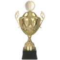 Detail Golden Metal Cup with MUFA Lid Detail Golden Metal Cup with MUFA Lid