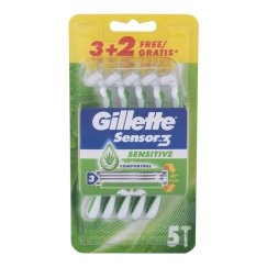 Gillette Sensor3 Sensitive Disposable Razor Blades, 5 pcs.