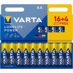 VARTA LR06 Longlife Power Battery 16+4/blister.