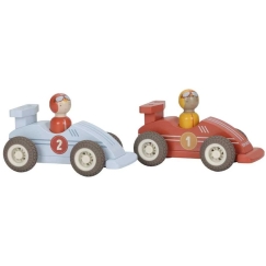 Little Dutch puu-urheilukilpa-autot 2 kpl