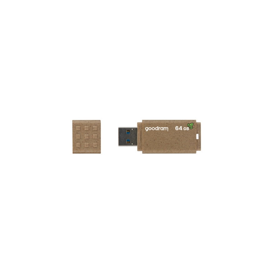 Goodram UME3 Eco Friendly USB flash drive 64 GB USB Type-A 3.2 Gen 1 (3.1 Gen 1) Brown – 3