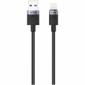iPEAX USB-A to Lightning audioskeemkaabel, 1 m, USB 2.0, must iPEAX USB-A to Lightning audioskeemkaabel, 1 m, USB 2.0, must