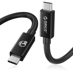 Orico Thunderbolt 5 USB-C Cable 80Gbps, 240W, 8K@60Hz, 1.5m, Black