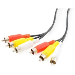 PremiumCord kabelis 3x CINCH-3x CINCH M/M 5 m