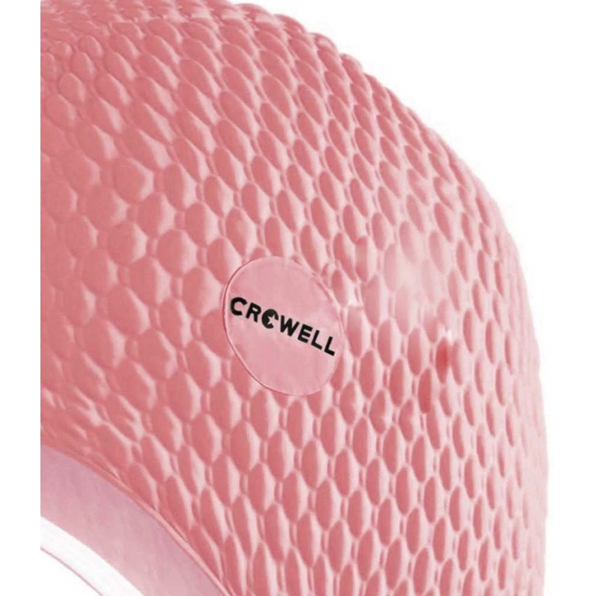 Crowell Java ujumismüts pombidega, roosa, värv 6 – 2