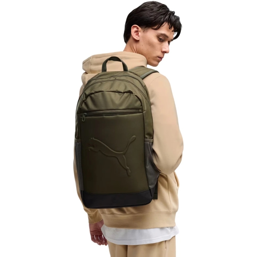 PUMA Kuprinė Puma Buzz olīvzaļā 91153