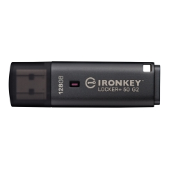 Kingston Technology IronKey 128 Gt Locker Plus 50 G2, FIPS 197, AES-256