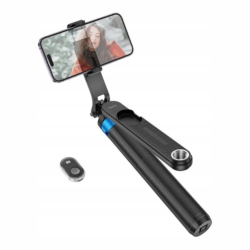 Selfie stick Hoco tripod with wireless remote control K22 black – 3