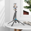 Selfie stick Hoco tripod with wireless remote control K22 black