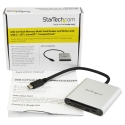 StarTech.com USB 3.0 Flash Memory Multi-Card Reader / Writer with USB-C - SD, microSD, CompactFlash StarTech.com USB 3.0 Flash Memory Multi-Card Reader / Writer with USB-C - SD, microSD, CompactFlash