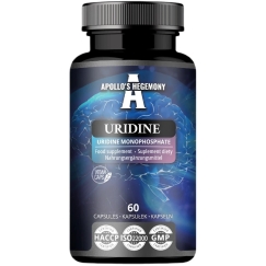 Apollos Hegemony Uridine maisto papildas 60 kapsulių