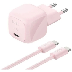 Įkroviklis Belkin BOOST Charge USB-C/USB-C 30W Lad.PD, bl + Kabelis WCA008kq2MPK-B6