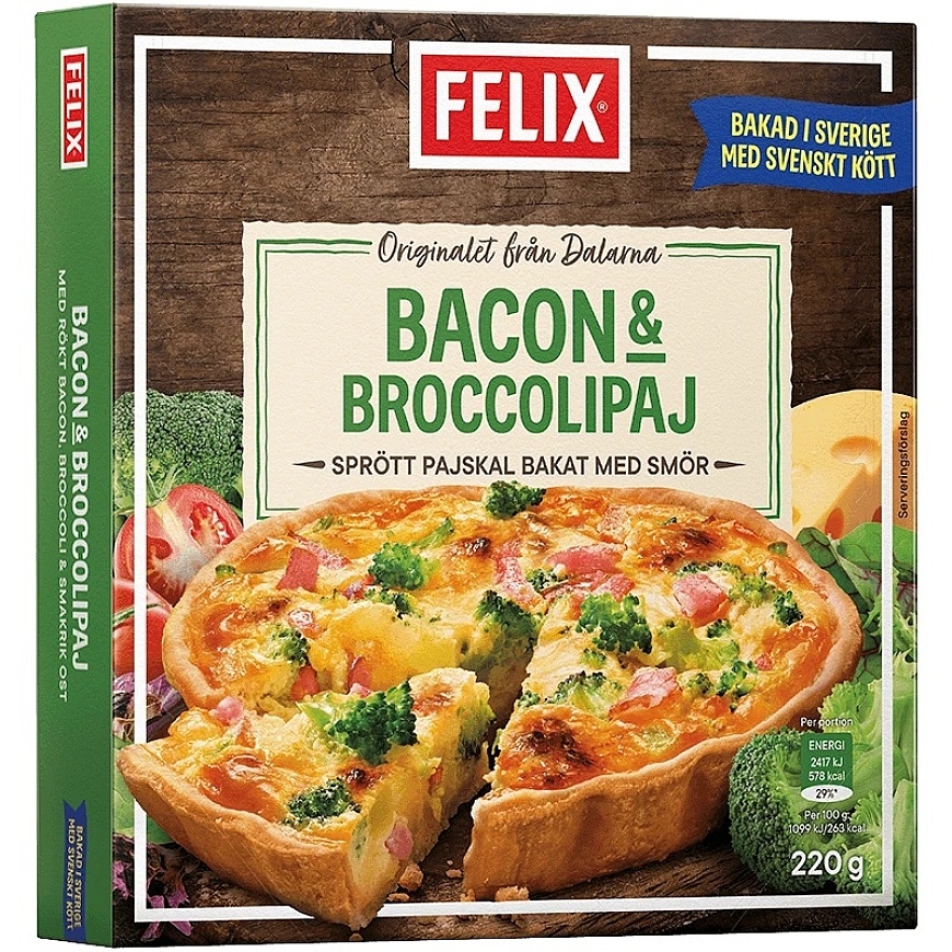 FELIX Pie with Pork and Broccoli, 220 g