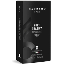 Kavos kapsulės Carraro Puro Arabica CR51CPA10, 10 vnt.