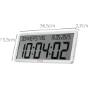 Muse KIENZLE Radio Wall Clock with Date Display White (15422)
