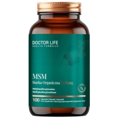Doctor Life MSM Orgaaninen Rikki 1400mg ravintolisä 100 kapselia