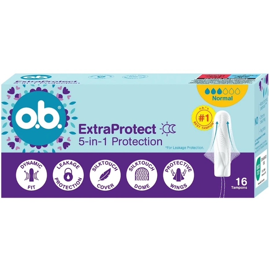 O.B. Tamponit ExtraProtect Normal 16 kpl.