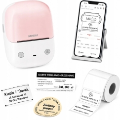 Niimbot etiķešu printeris Niimbot termisko etiķešu printeris B2 Niimbot 203 DPI Bluetooth USB