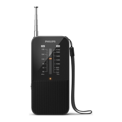 Philips TAR1509/00 radio Kannettava Analoginen Musta
