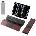 SODI ZO1T Tri-Fold Bluetooth Keyboard with Touchpad Red