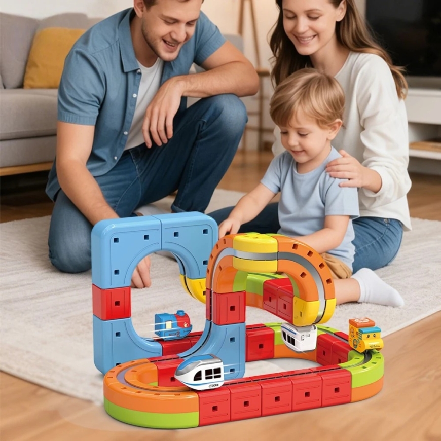 WOOPIE magnetic building blocks Levitation track 32 pcs – 3