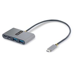 StarTech.com 5G2A2CPDB-USB-C-HUB хаб-разветвитель USB 3.2 Gen 1 (3.1 Gen 1) Type-C 5000 Мбит/с Серый