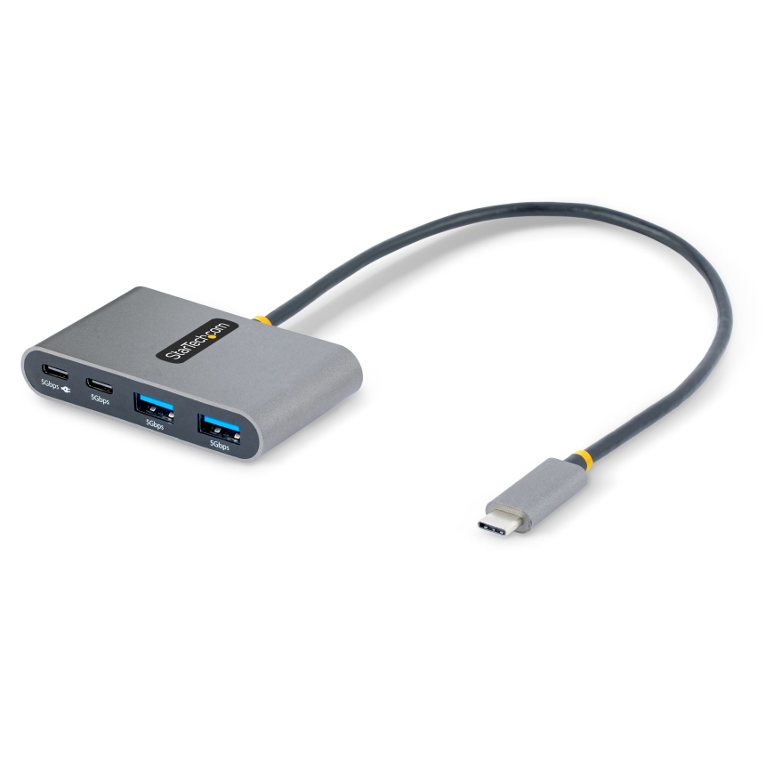 StarTech.com 5G2A2CPDB-USB-C-HUB keskitin USB 3.2 Gen 1 (3.1 Gen 1) Type-C 5000 Mbit/s Harmaa