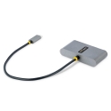 StarTech.com 5G2A2CPDB-USB-C-HUB хаб-разветвитель USB 3.2 Gen 1 (3.1 Gen 1) Type-C 5000 Мбит/с Серый