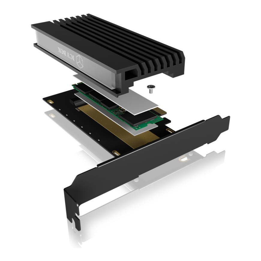 ICY BOX IB-PCI214M2-HSL interface cards/adapter Internal M.2 – 4