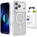 3Mk MagCase Protective Case for iPhone 17 Pro - White-Translucent 3Mk MagCase Protective Case for iPhone 17 Pro - White-Translucent