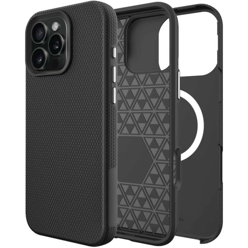 Perfectionists Triangle Mag Case Apple iPhone 11 Pro Max musta