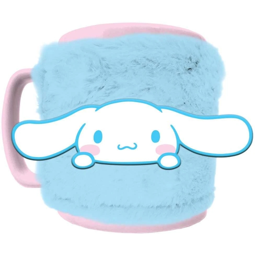 Pyramid Hello Kitty Cinnamoroll mug with bear lid 440 ml
